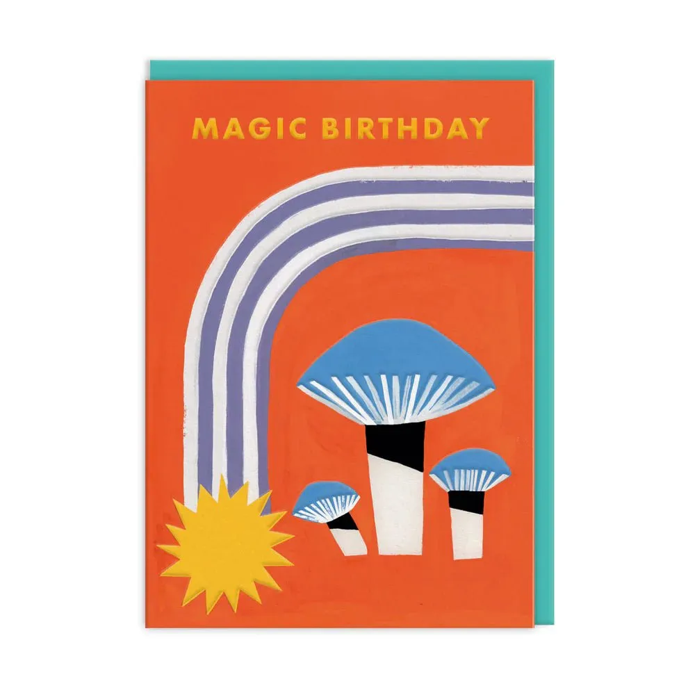 Ohh Deer: Magic Mushrooms Birthday Card