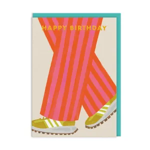 Ohh Deer: Stylish Walking Birthday Card