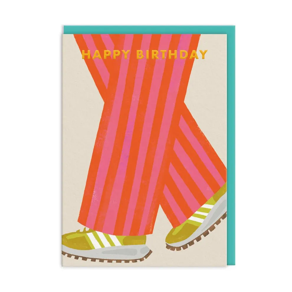 Ohh Deer: Stylish Walking Birthday Card