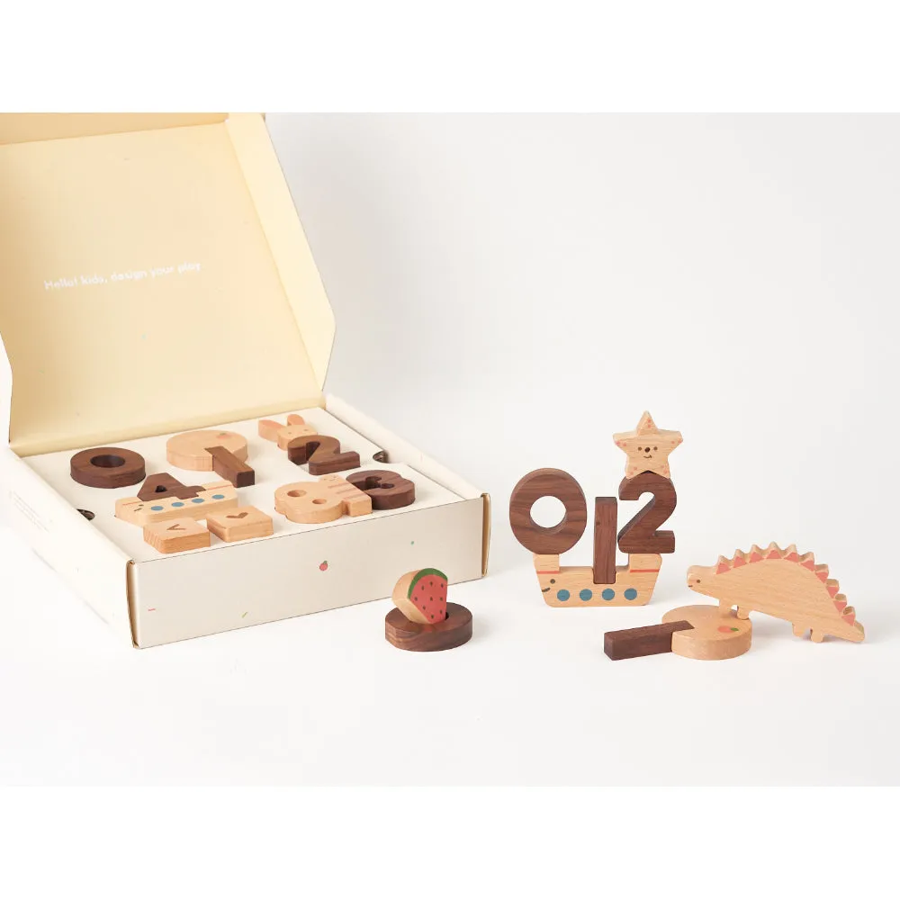 OIOIOOI Numbers Play Block Set