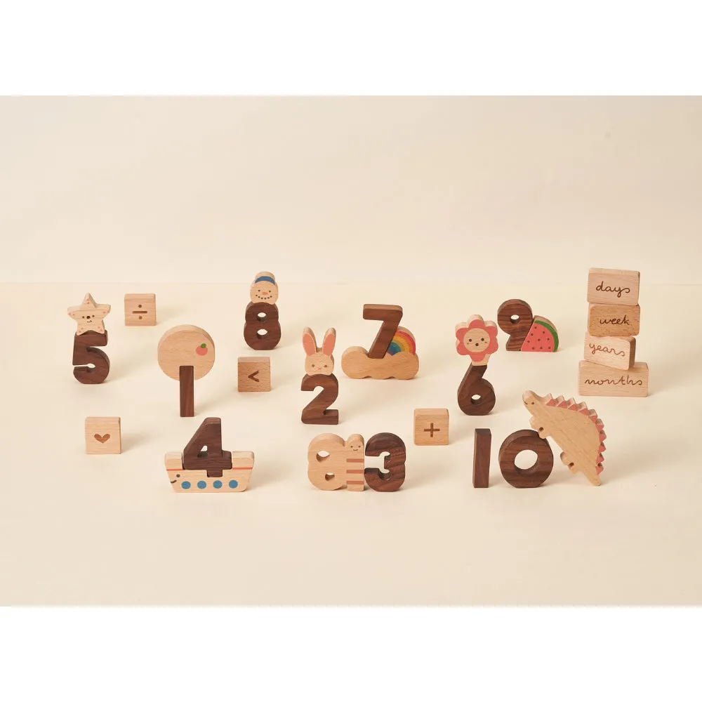 OIOIOOI Numbers Play Block Set