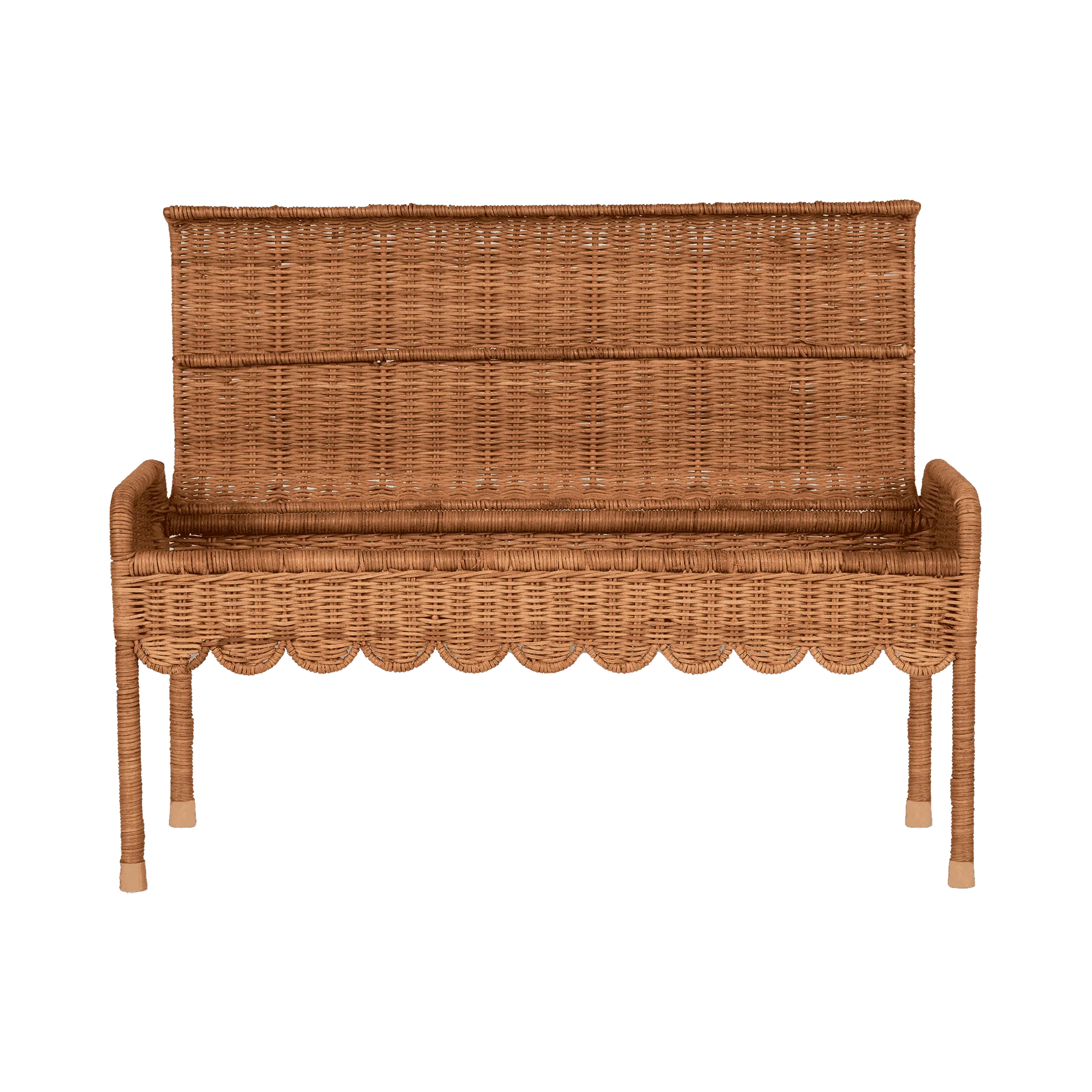 Olli Ella Rattan | Petal Storie Bench | Natural
