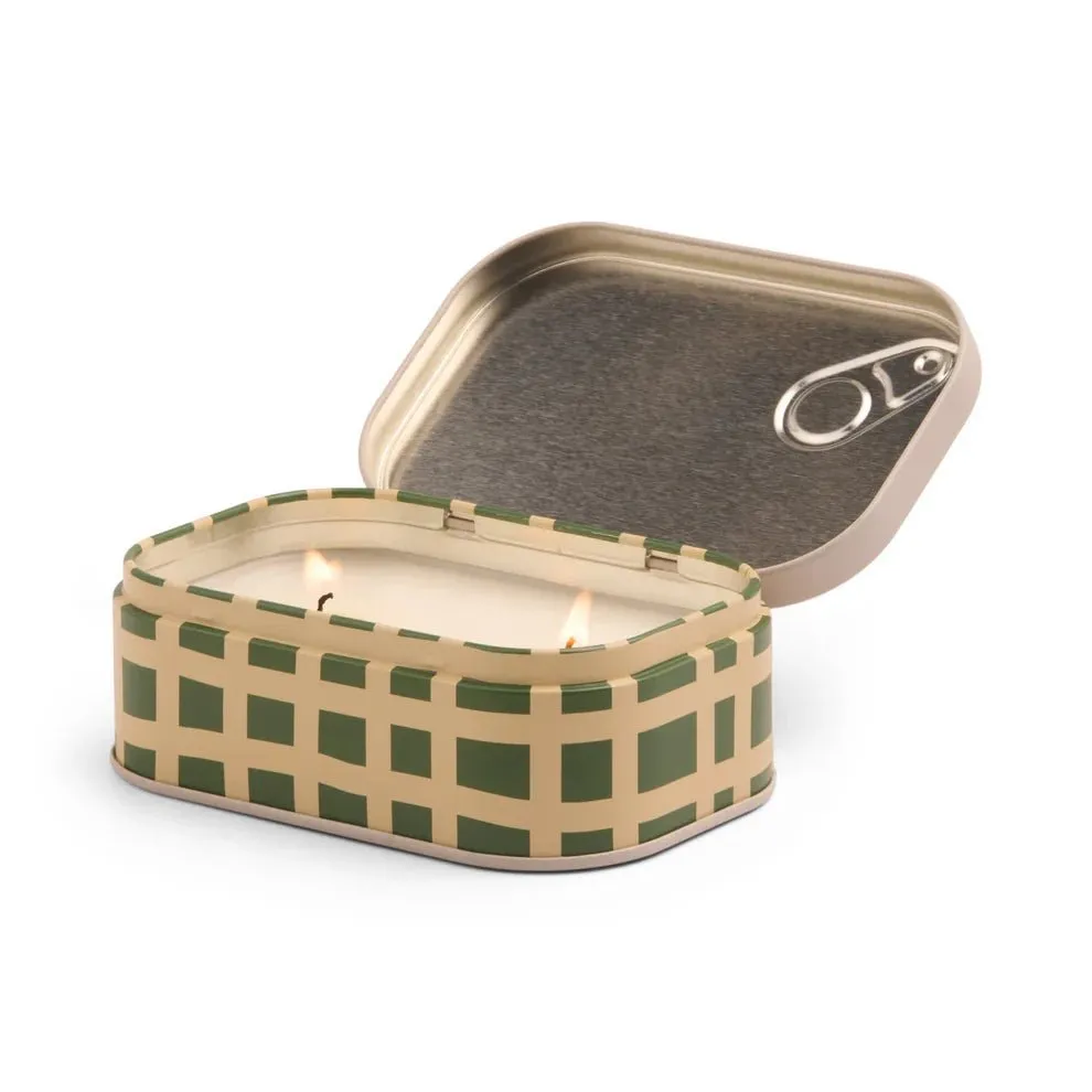 Paddywax: Bistro 4.5oz Baguette Printed Tin Candle - Rosemary & Thyme