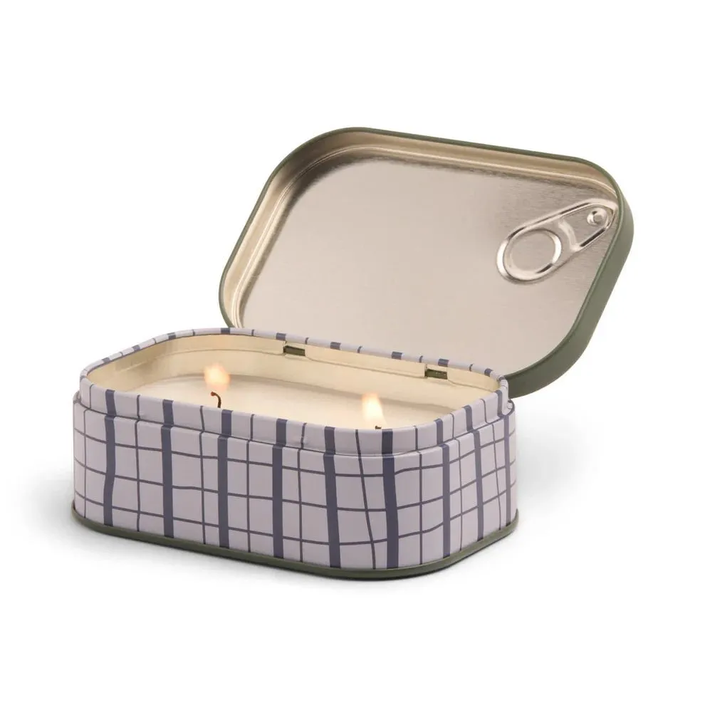 Paddywax: Bistro 4.5oz Olive Printed Tin Candle - Fig & Olive