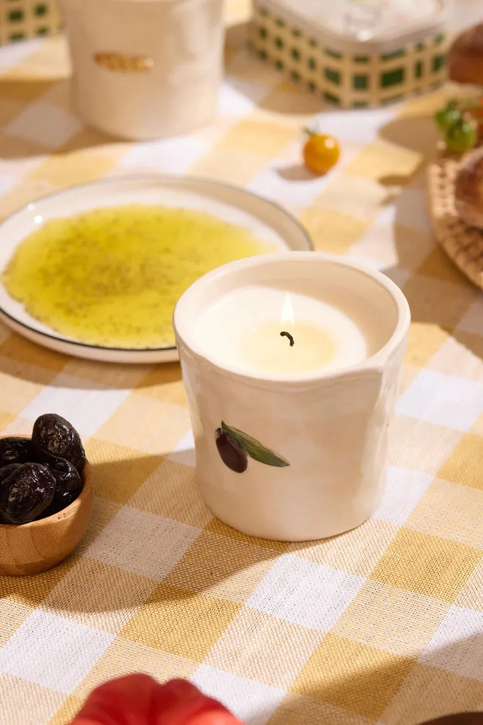 Paddywax: Bistro 8oz Ceramic Candle - Fig & Olive