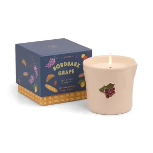 Paddywax: Bistro 8oz Grapes Ceramic Candle - Bordeaux Grape