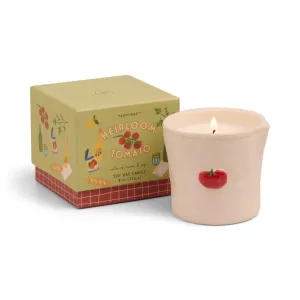 Paddywax: Bistro 8oz/226g Tomato Embossed Ceramic Candle - Heirloom Tomato