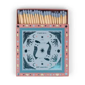 Paddywax: Jumbo Boxed 100 Matches With Light Blue Tips - Mermaids