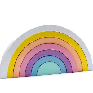 Pastel Wooden Rainbow Stacker Fair Trade LAST ONE