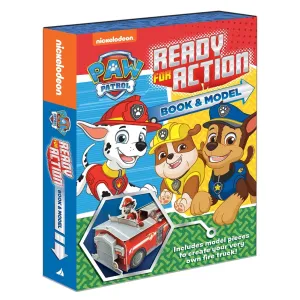 PAW Patrol Ready For Action Book & Model Kit