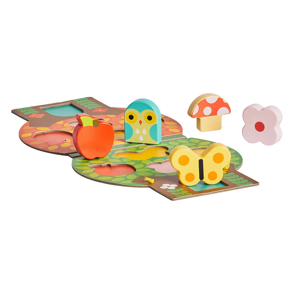 Petit Collage Chunky Wood Puzzle   Play Little Tree