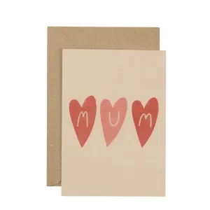 Plewsy: Mum Hearts - Mothers Day Card