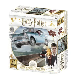 Prime 3D 500 Piece Puzzle Harry Potter Weasley's Flying Car