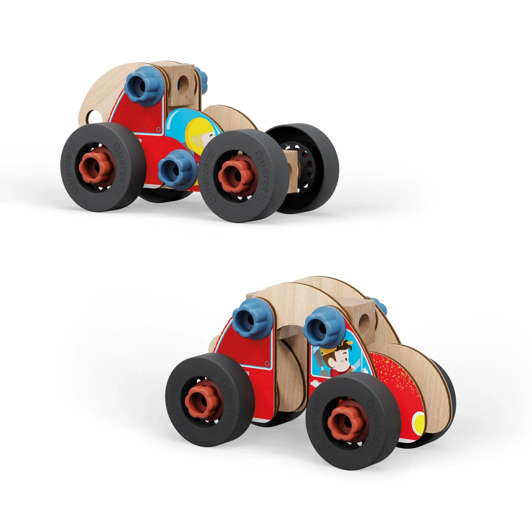 Quercetti 80730 Play Eco  Wood Vehicle Wise - Kids Toys