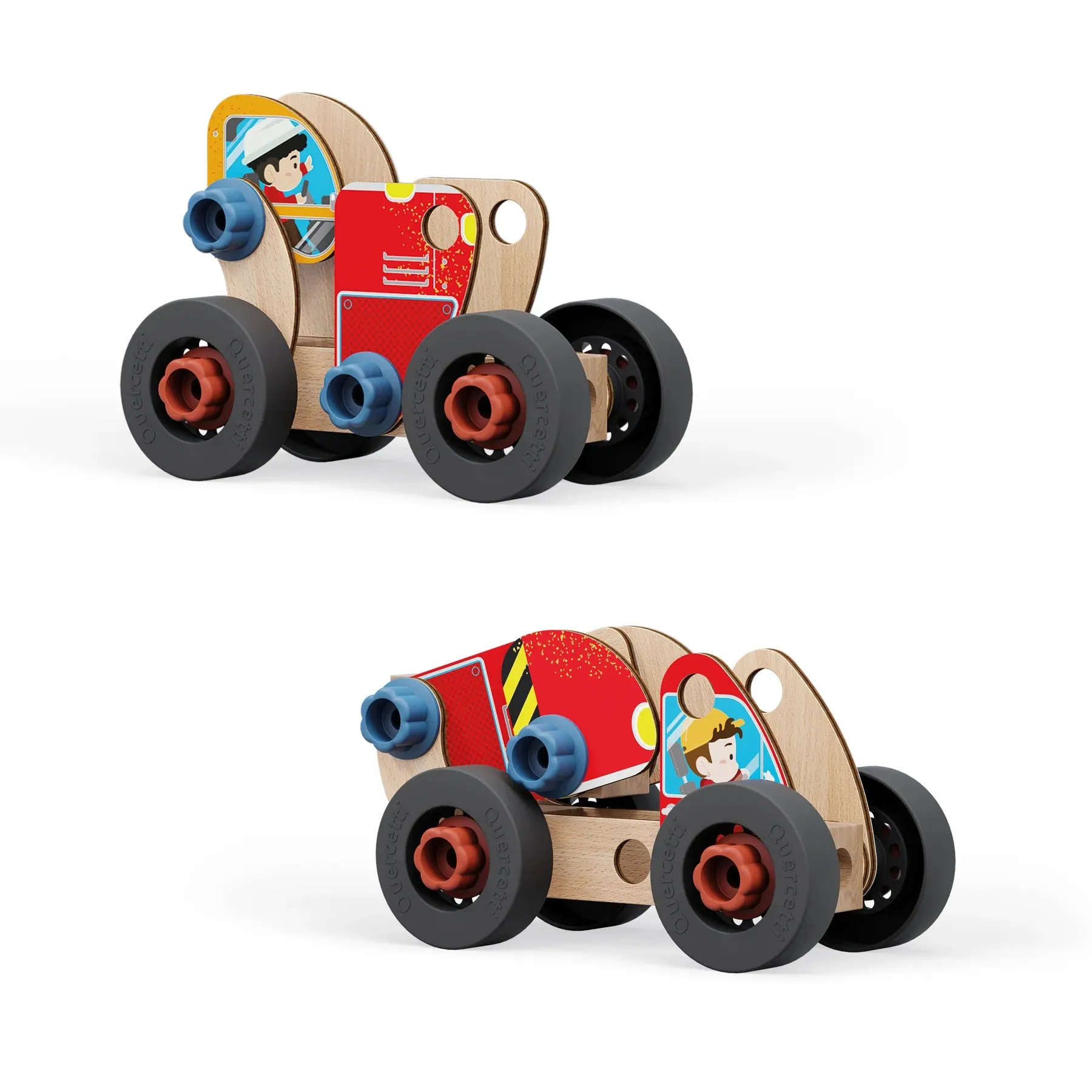 Quercetti 80730 Play Eco  Wood Vehicle Wise - Kids Toys