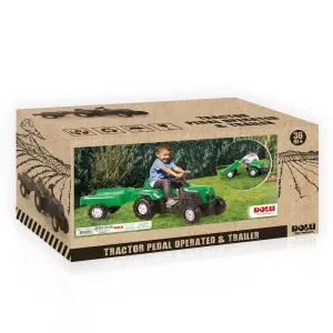 Ranchero Pedal Tractor & Trailer Green