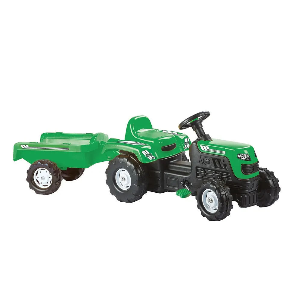 Ranchero Pedal Tractor & Trailer Green