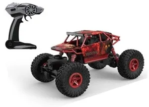 ROCK THROUGH 1:18 REMOTE CONTROL OFF ROADER ROCK CRAWLER RED FIREWOLF