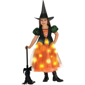 Rubies Orange Heks Kostume m. Hat And Tulle Skirt