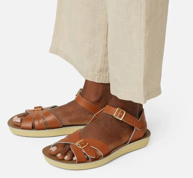 Salt-Water Sandals: Boardwalk Tan Womens Sandal