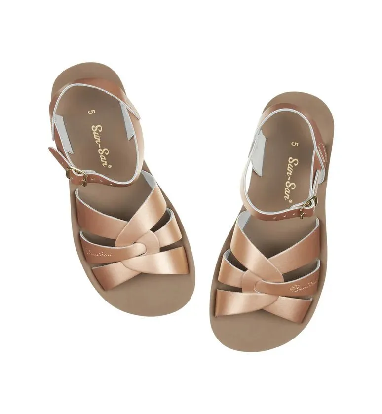 Salt-Water Sandals: Swimmer Rose Gold Womens Sandal