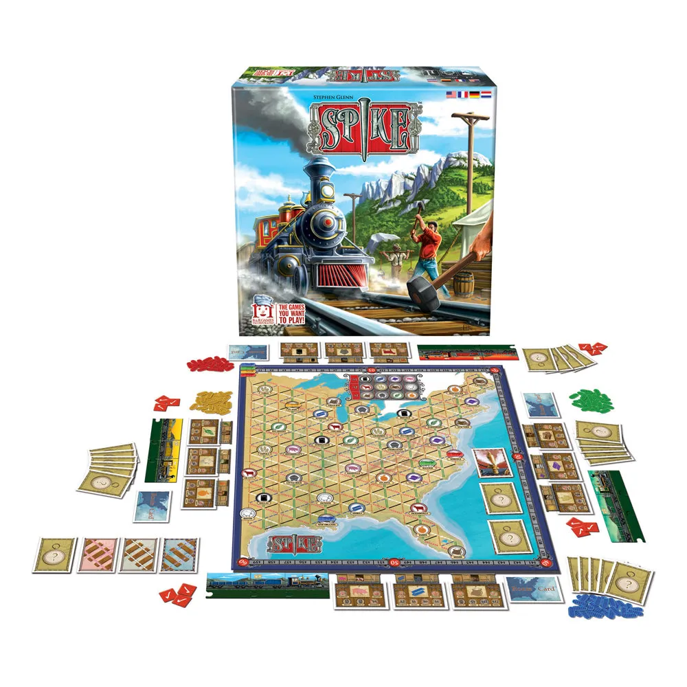 Spike Strategic Rail Network Board Game by R&R Games