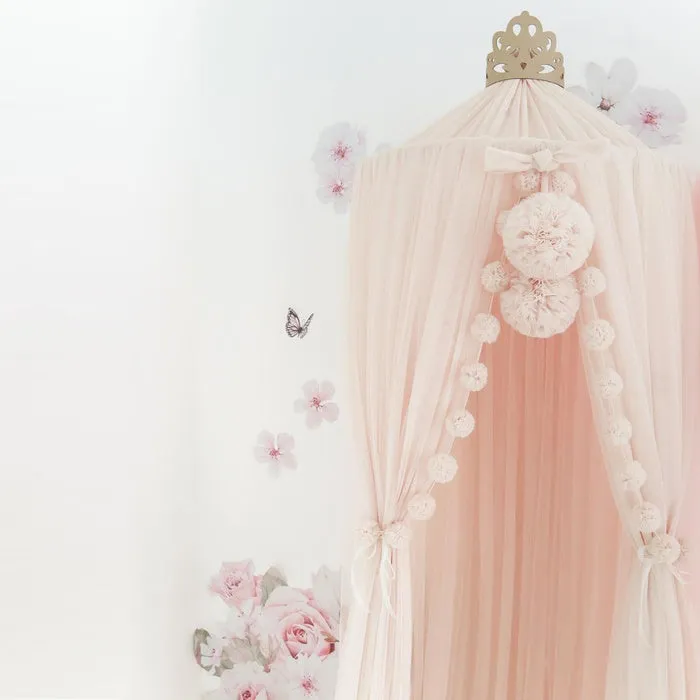 Spinkie Baby | Mini Pom Garland | Cream