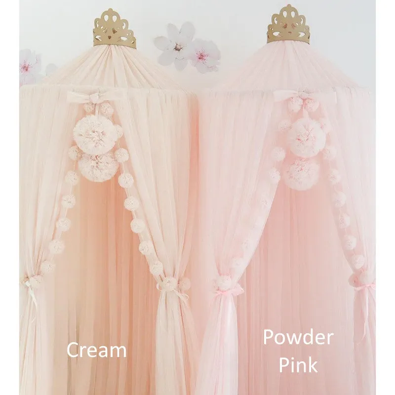Spinkie Baby | Mini Pom Garland | Cream