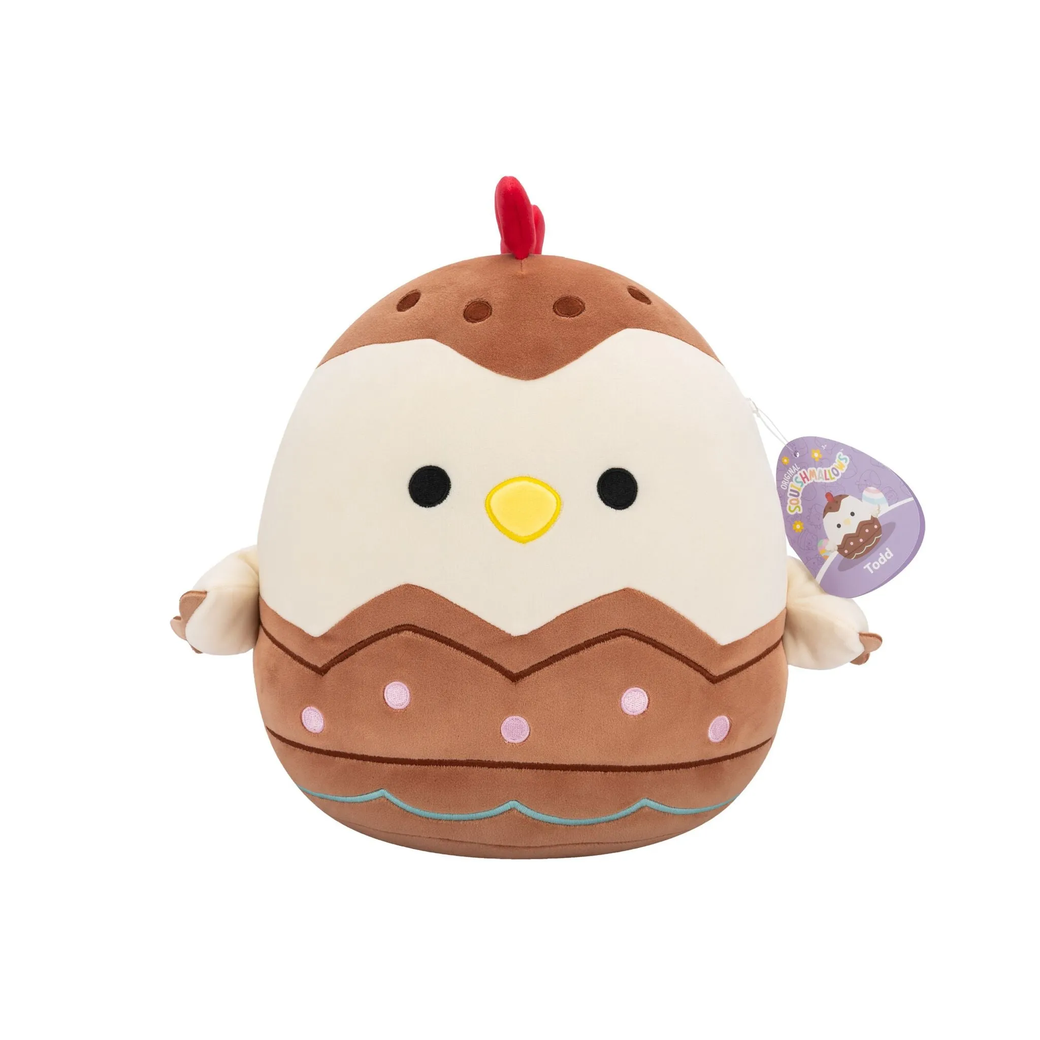Squishmallows 12 Inch Large Plush Easter Fusion-Todd the Rooster