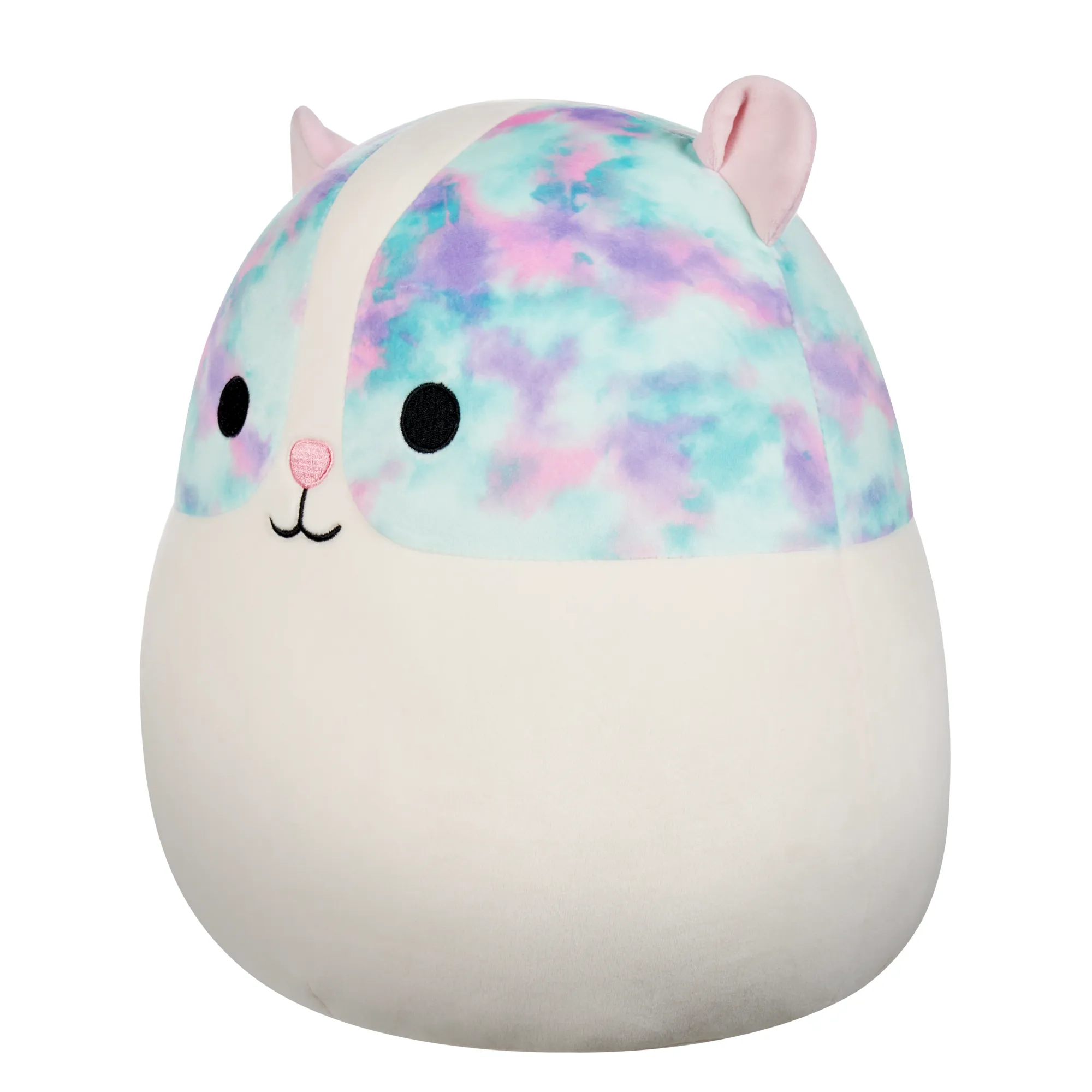 Squishmallows 12 Inch Plush S20 Rhys Guinea Pig With Multicolored Eyepatches