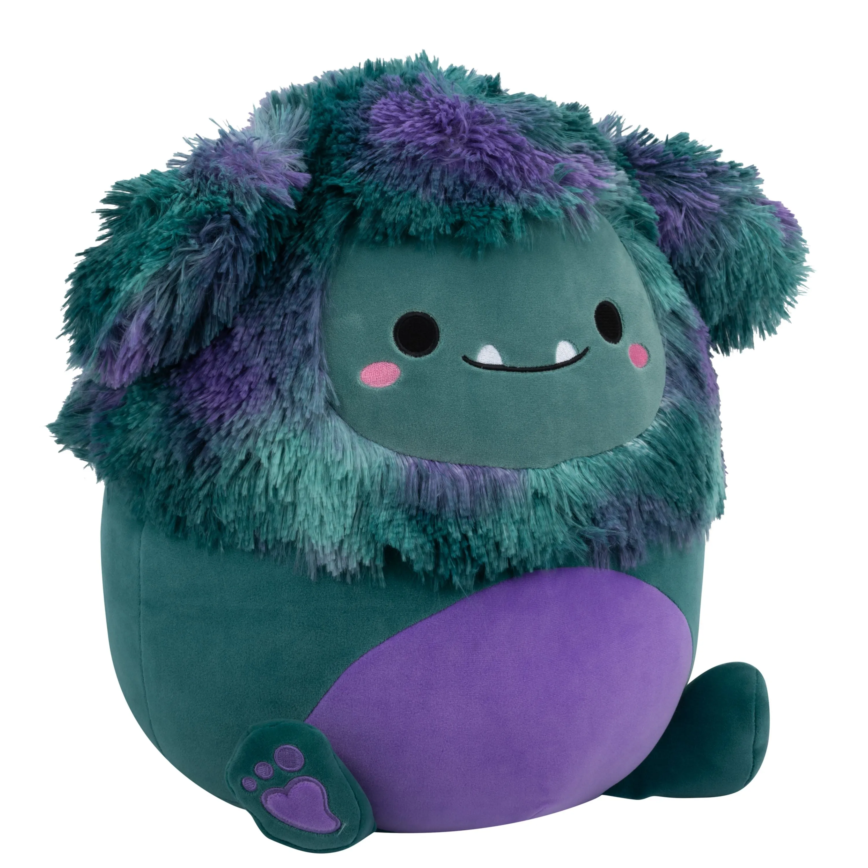 Squishmallows 14 Inch S20 JT Dark Teal Bigfoot With Purple Belly