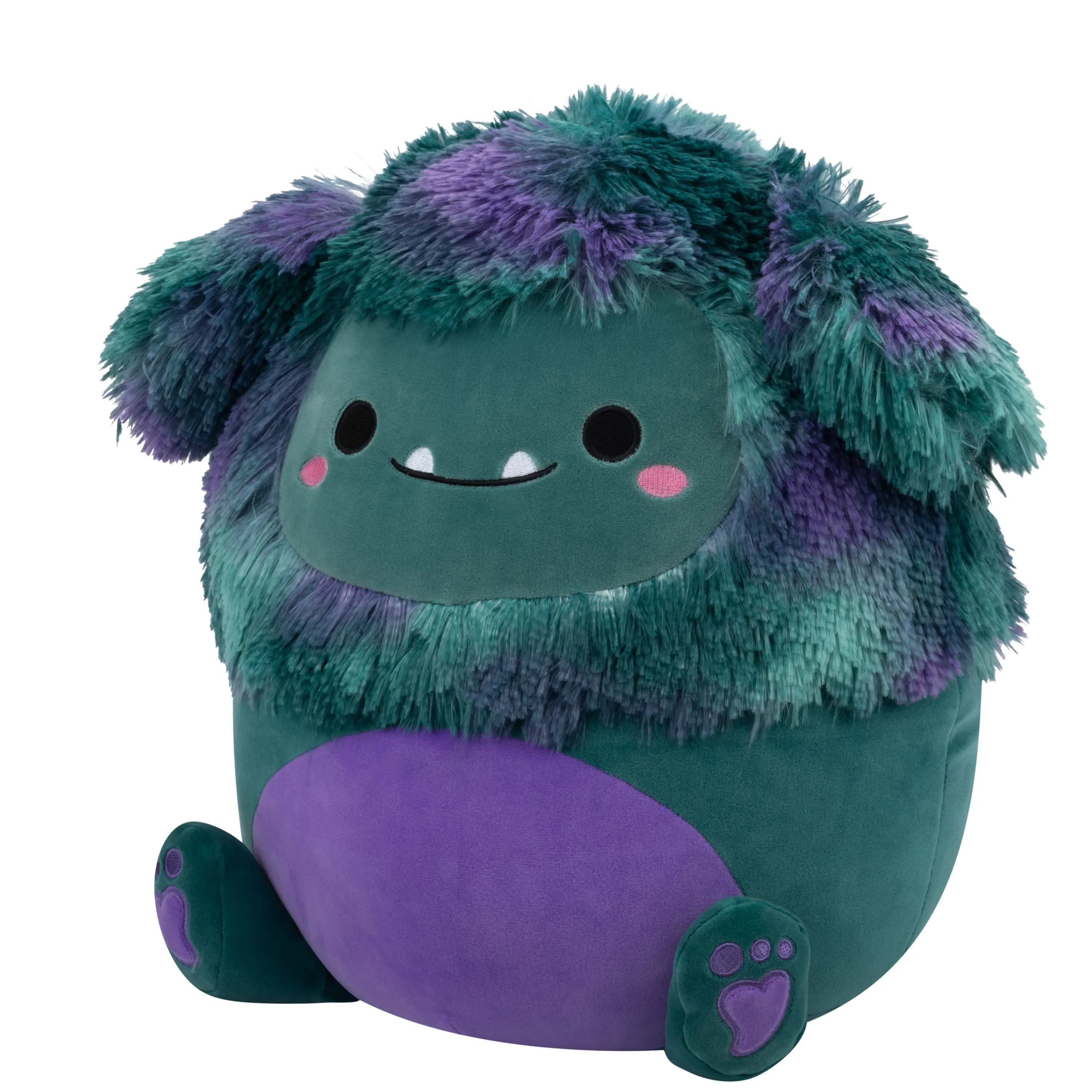 Squishmallows 14 Inch S20 JT Dark Teal Bigfoot With Purple Belly
