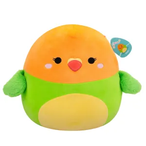 Squishmallows 14 Inch S20 Plath Green And Orange Love Bird