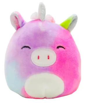 Squishmallows 3.5Inch(8cm) Over The Rainbow Clip-On Phoenix