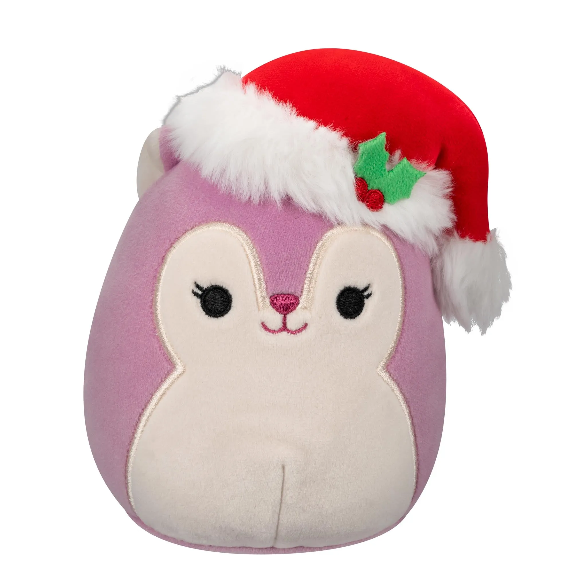 Squishmallows Christmas 7.5 Inch Plush Allina The Plum Squirrel