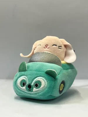 Squishmallows Squishville Mini Squishmallow In Vehicle Green Car