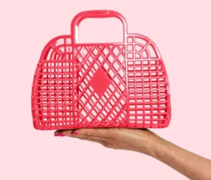 Sun Jellies: Small Basket - Coral