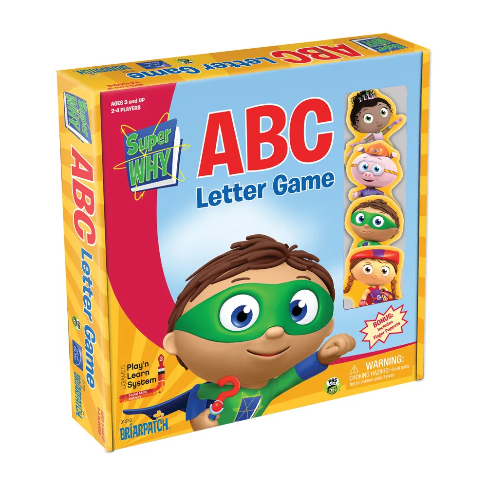 Super WHY ABC Letter Game - Educational Reading Board Game