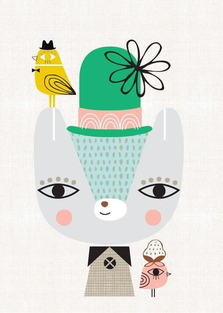 Suzy Altman Theirry The Bear Art Print Poster