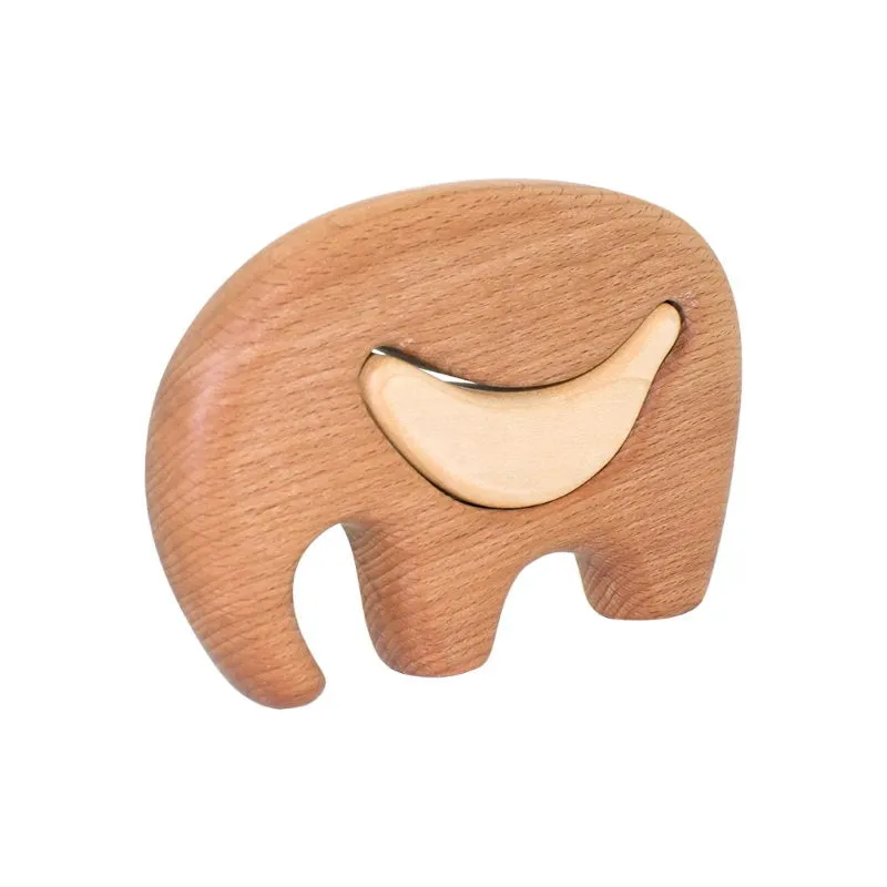 Tateplota | Mini Wooden Puzzle | Elephant
