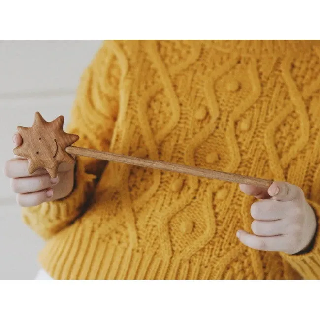 Tateplota | Wooden Toy | Magic Sun Wand