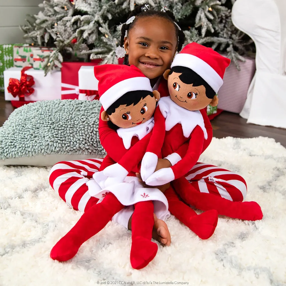 The Elf on the Shelf Plushee Pals Huggable - Girl - Dark Tone 27"