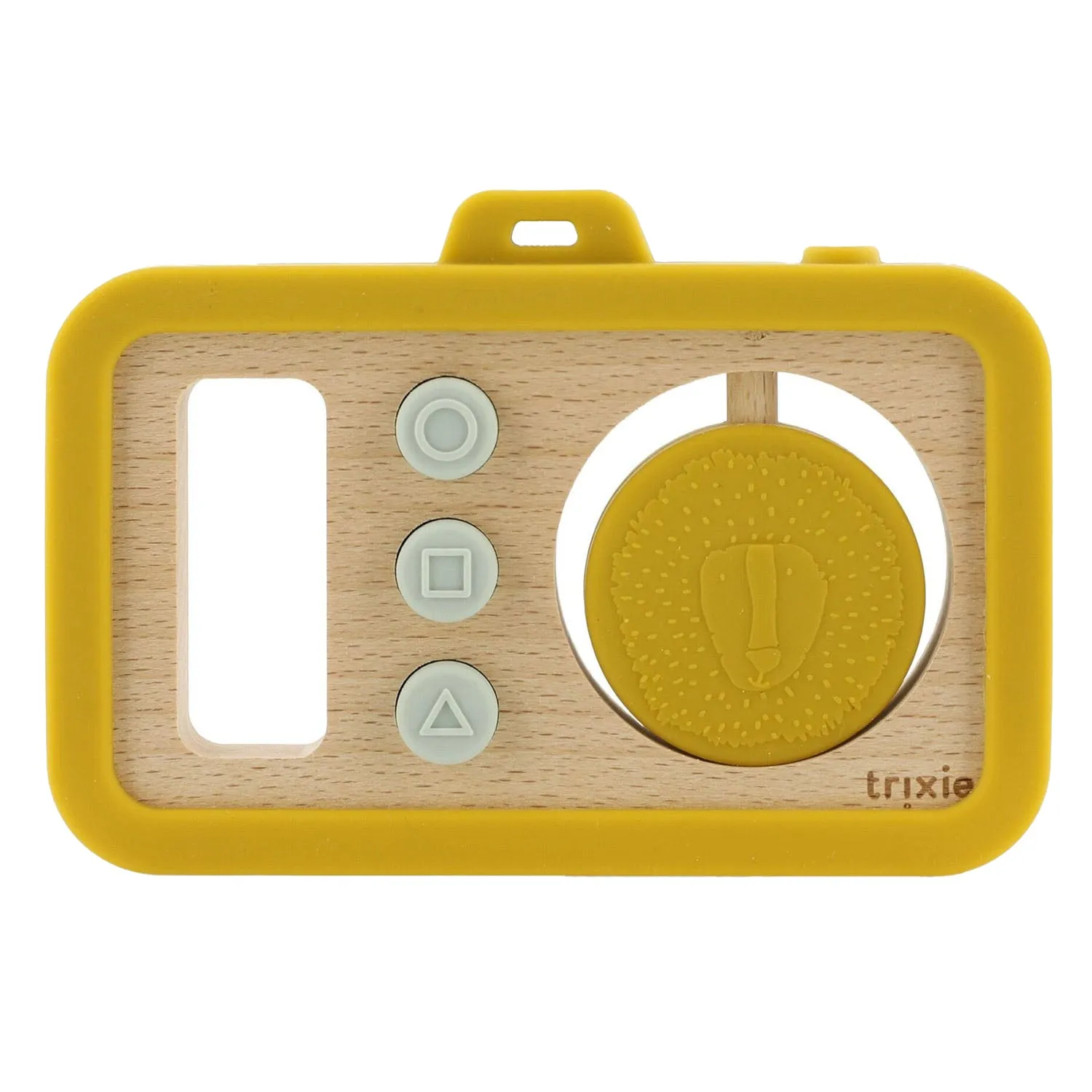 Trixie: Wooden silicone baby camera - Mr Lion