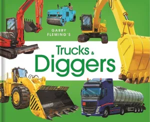 TRUCKS & DIGGERS HARD COVER BOOK