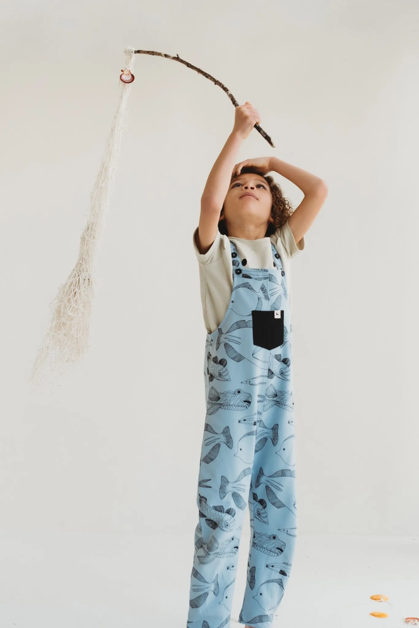 Turtledove London: Favourite Fish Dungarees