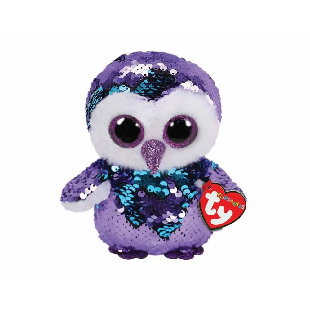 Ty Beanie Boos Flippables Moonlight The Owl