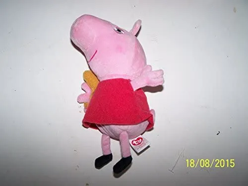 Ty UK Peppa Pig Beanie - Soft Plush Toy for Ages 3  (46128)