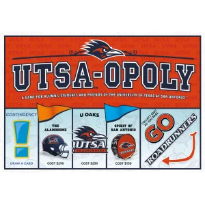 UTSA-Opoly University Themed Board Game for Ages 8 